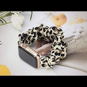 Cheetah Apple Watch Scrunchie band